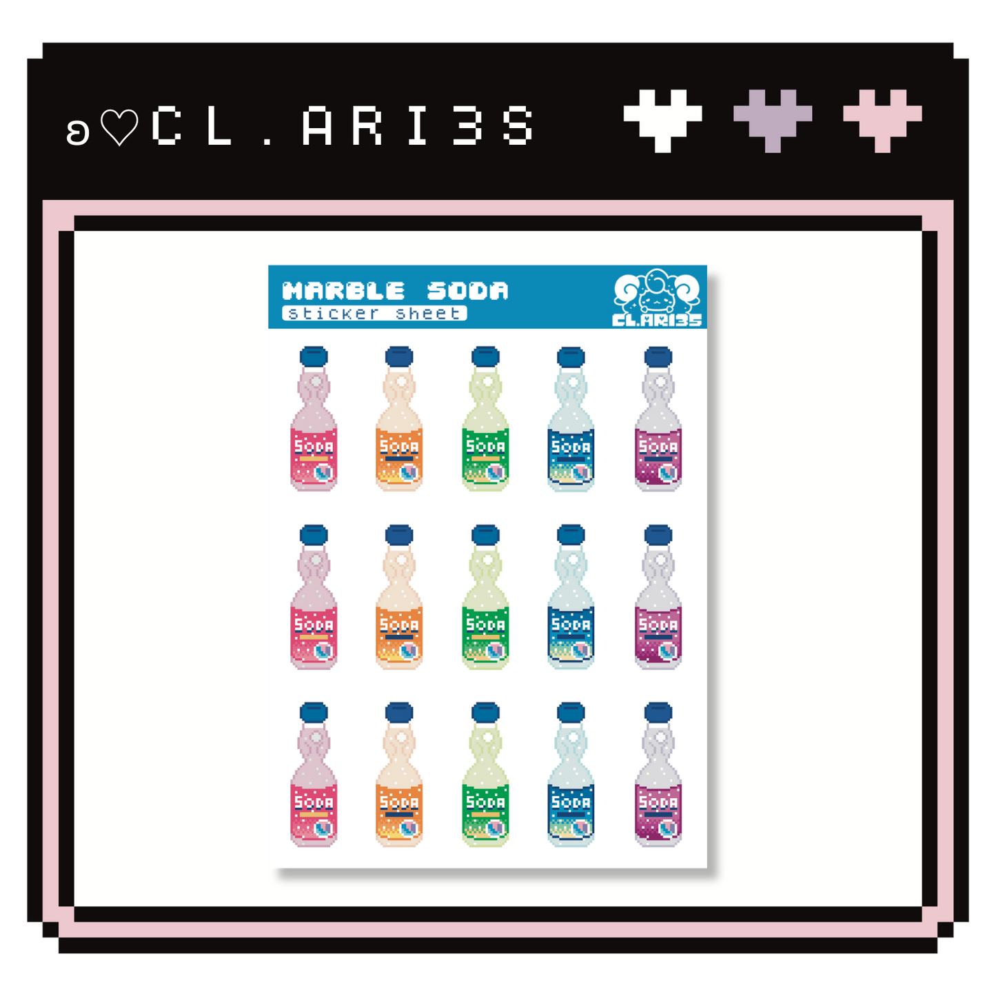 Marble Soda | sticker sheet