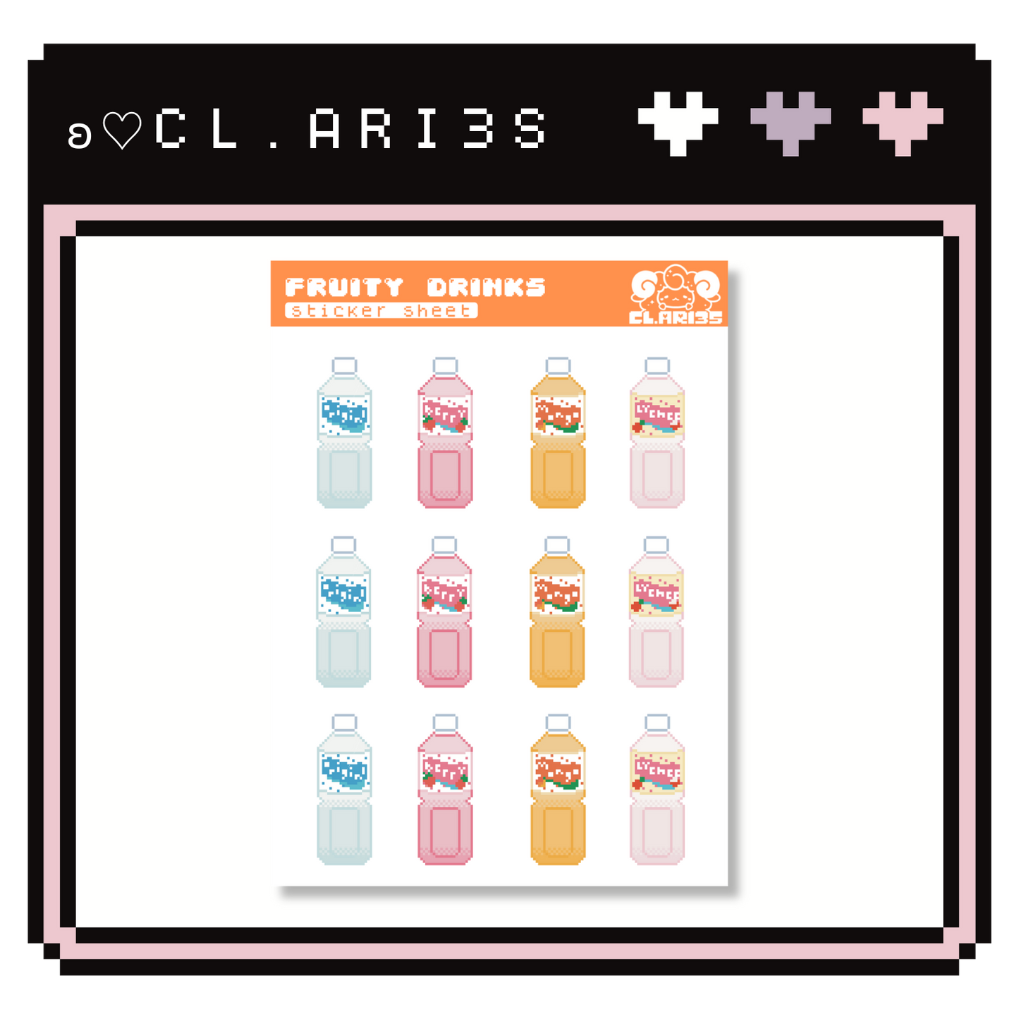 Fruity Drinks | sticker sheet