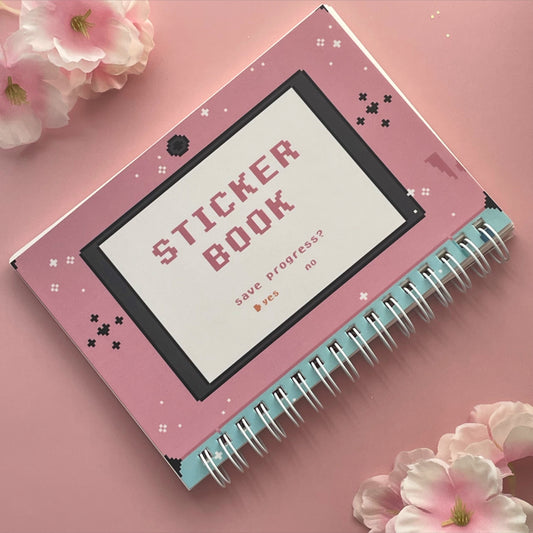 Pixel DS: Pink & Blue | sticker book