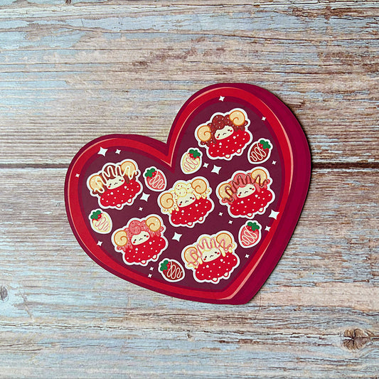 Chocolate Dipped Sheep | sticker sheet