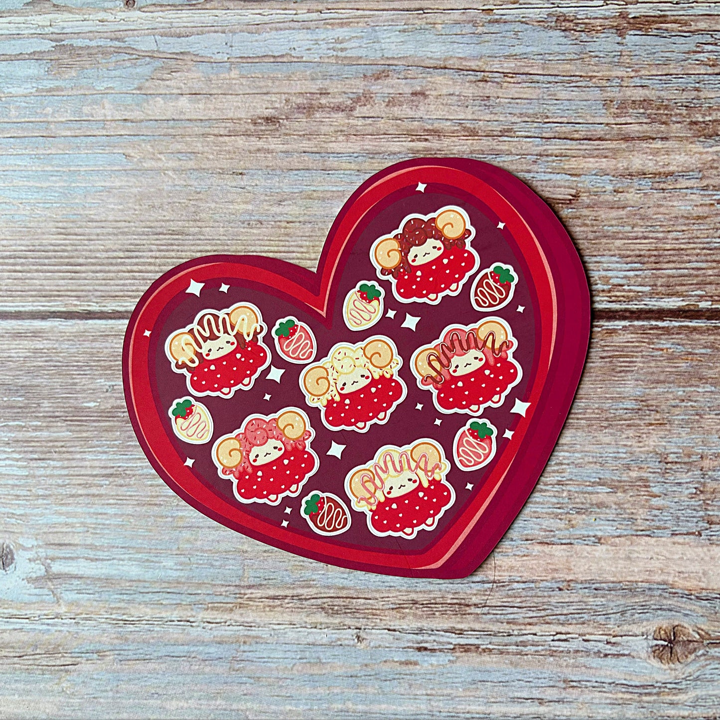 Chocolate Dipped Sheep | sticker sheet