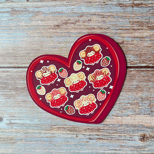 Chocolate Dipped Sheep | sticker sheet