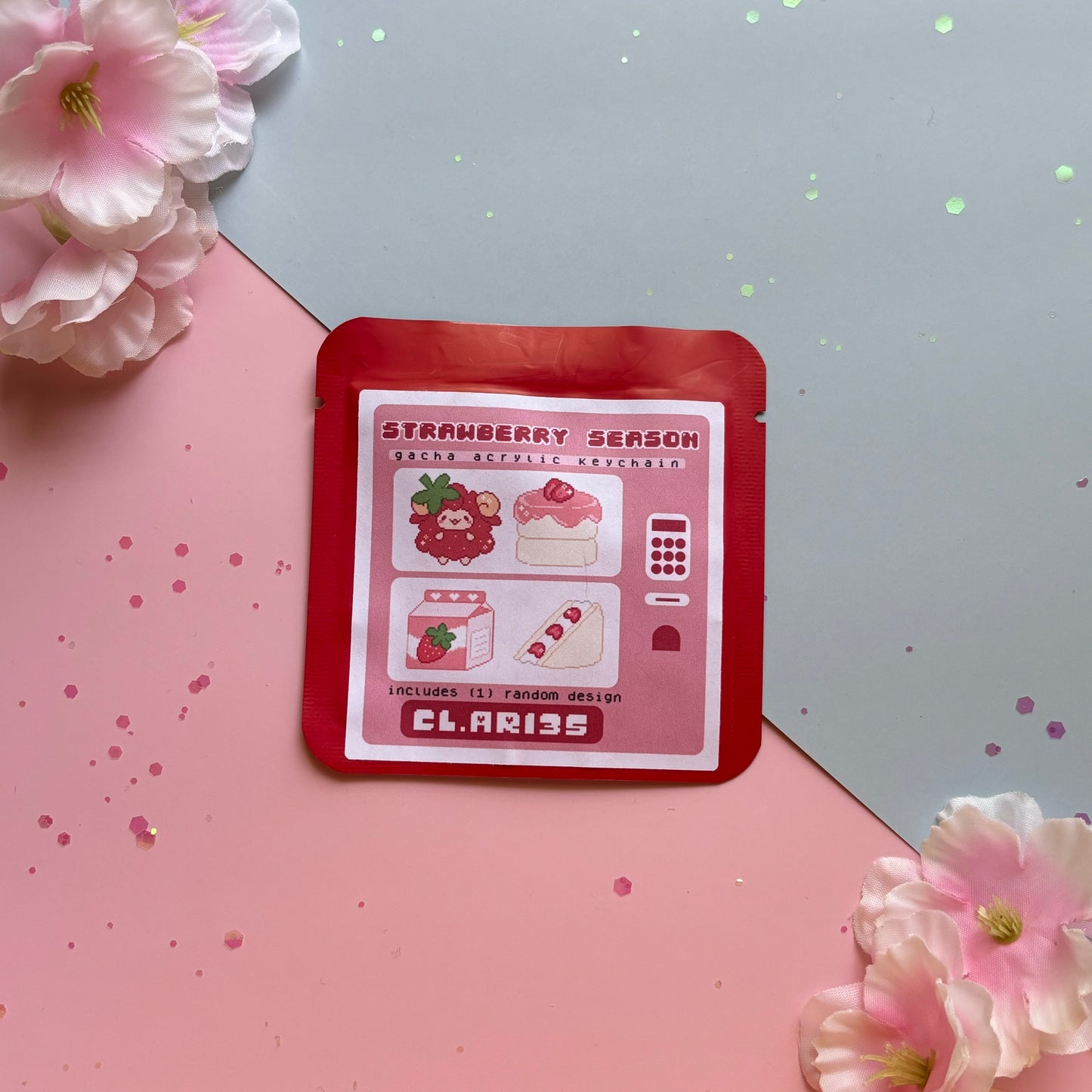Strawberry Sheep | GACHA keychains