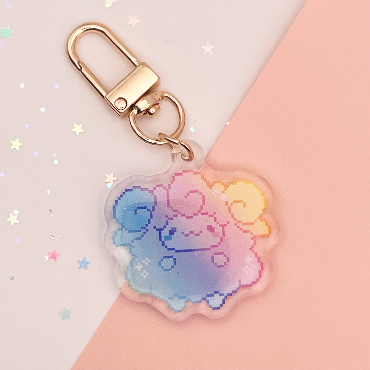 Pixel Sheep | GACHA keychains
