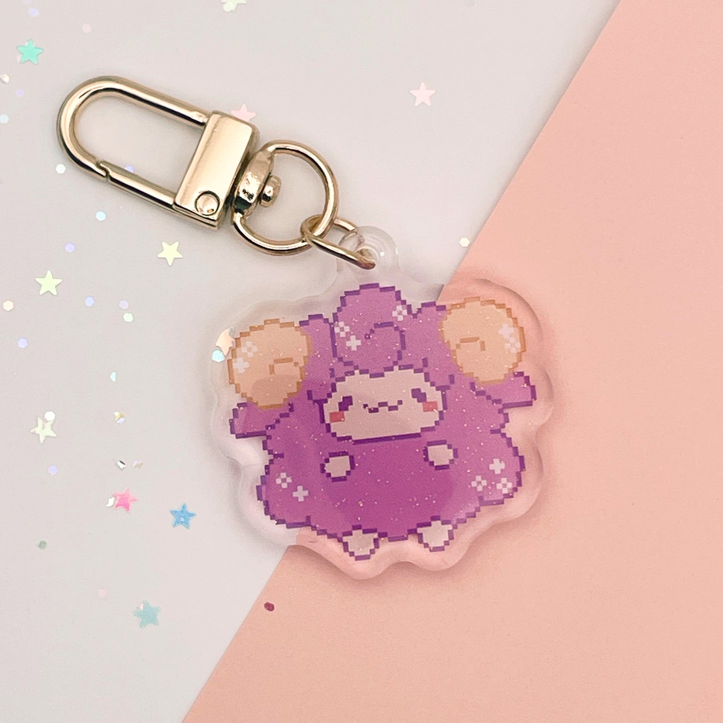 Pixel Sheep | GACHA keychains