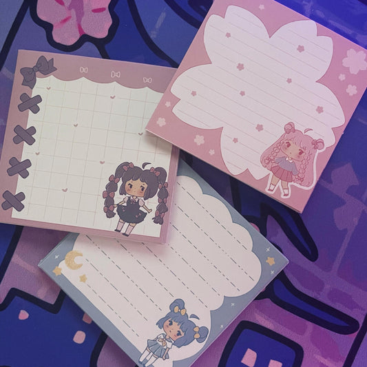 original characters | memo pads