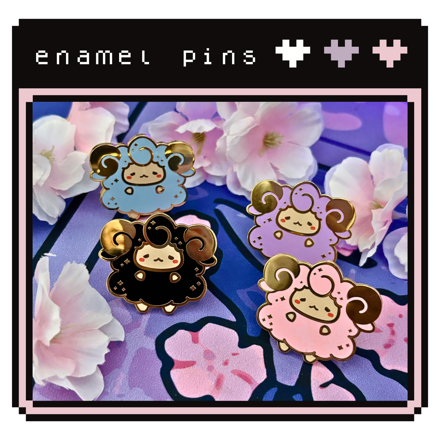 ʚ enamel pins ɞ