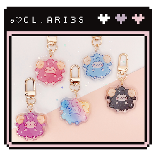 Pixel Sheep | GACHA keychains