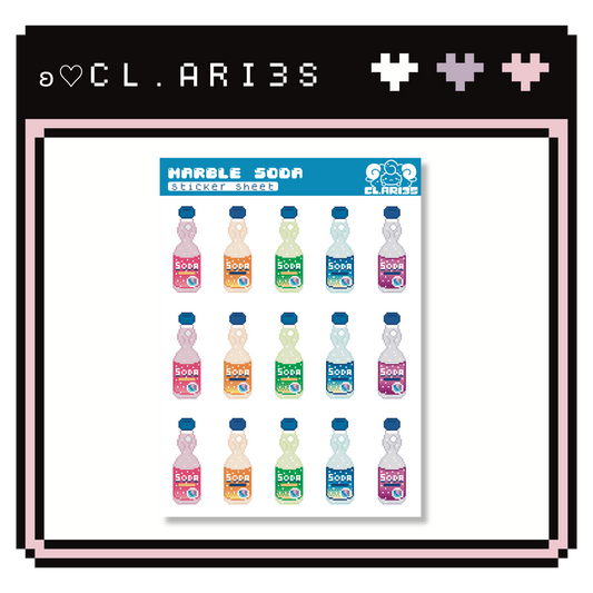 Marble Soda | sticker sheet