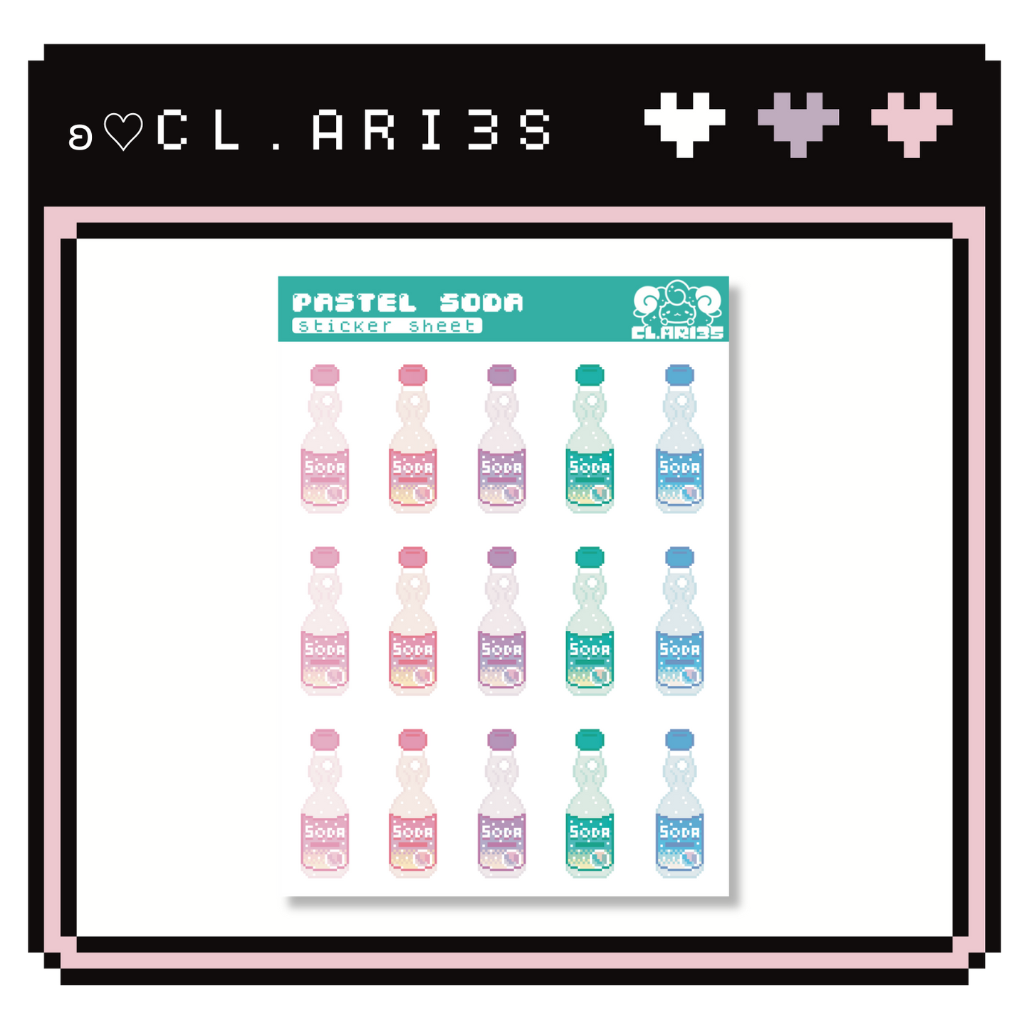 Pastel Soda | sticker sheet