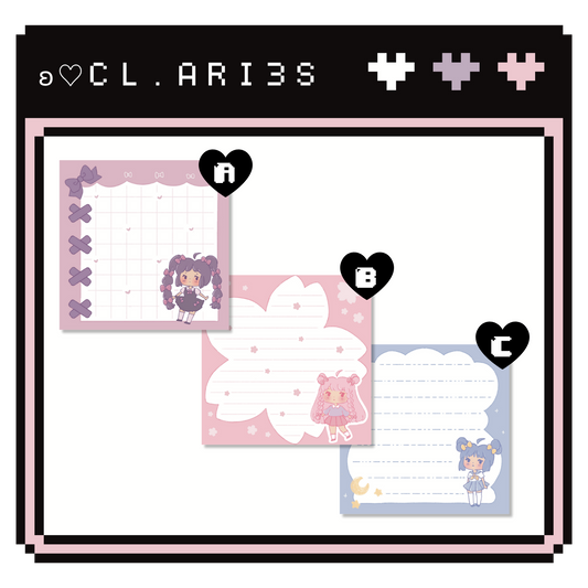 original characters | memo pads