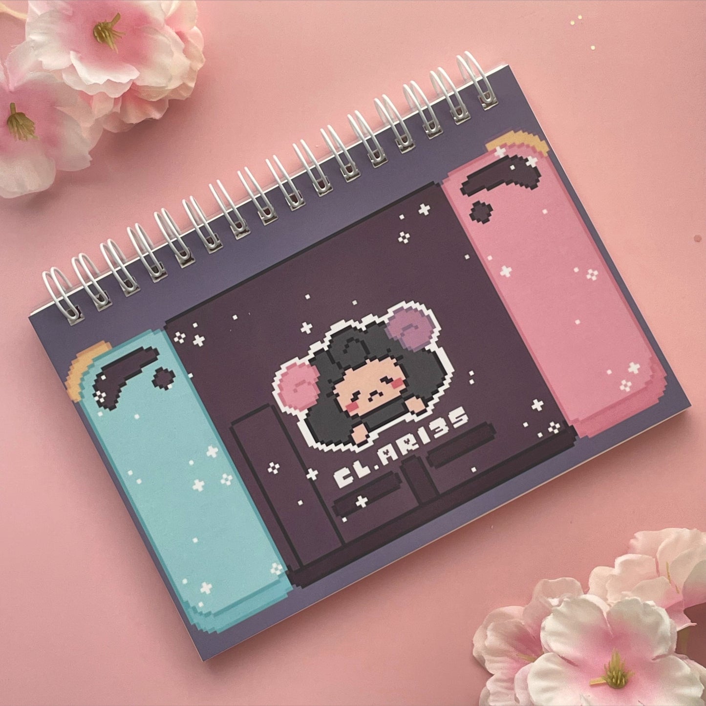 Pixel Switch: Pink & Blue | sticker book