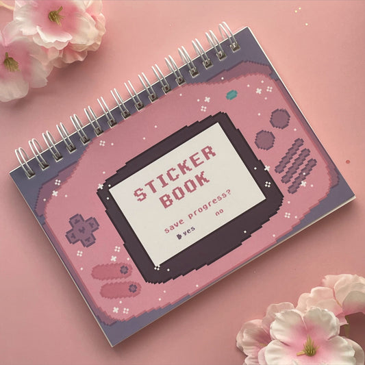 Pixel GBA: Pink | sticker book