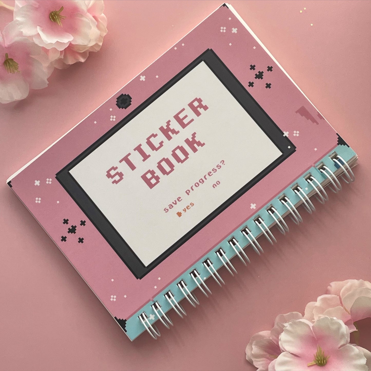 Pixel DS: Pink & Blue | sticker book