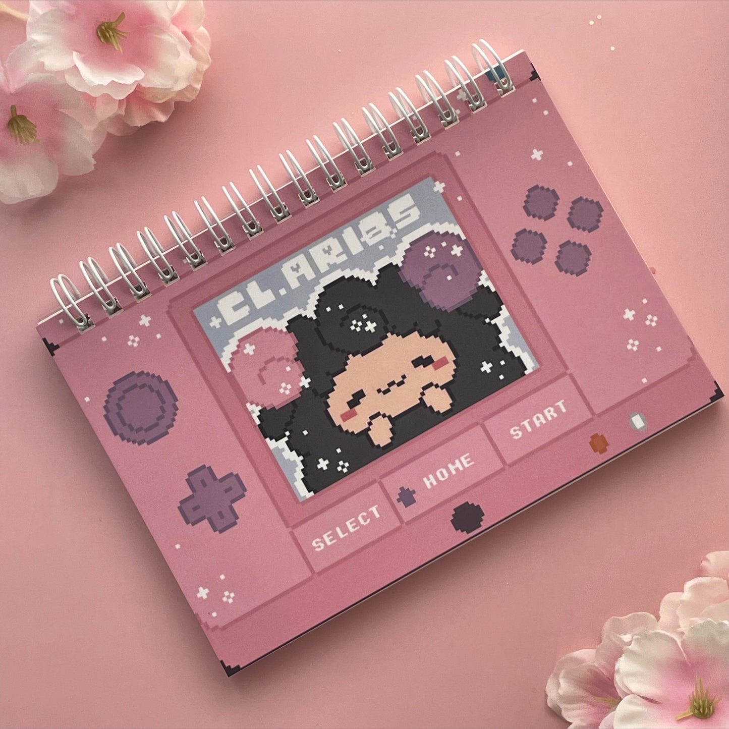 Pixel DS: Pink & Purple | sticker book