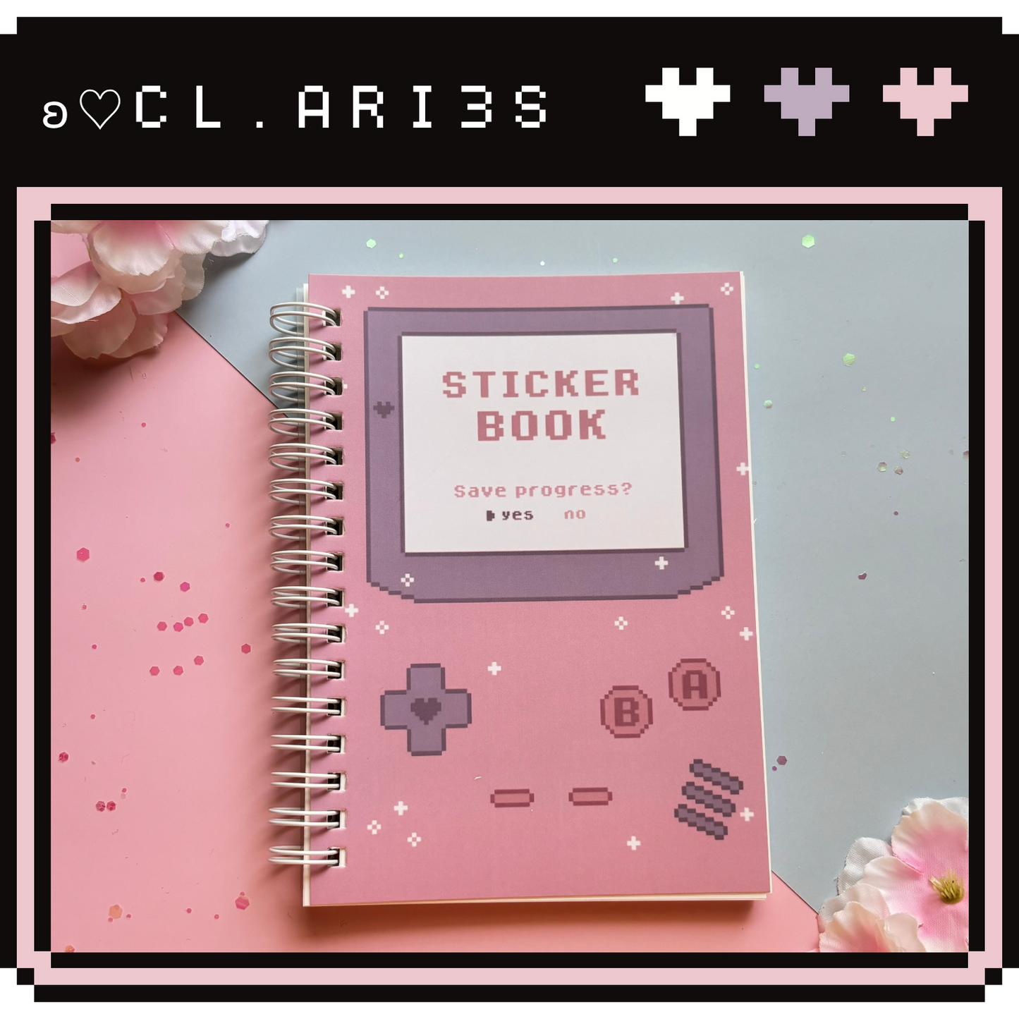 Pixel GBC: Pink | sticker book