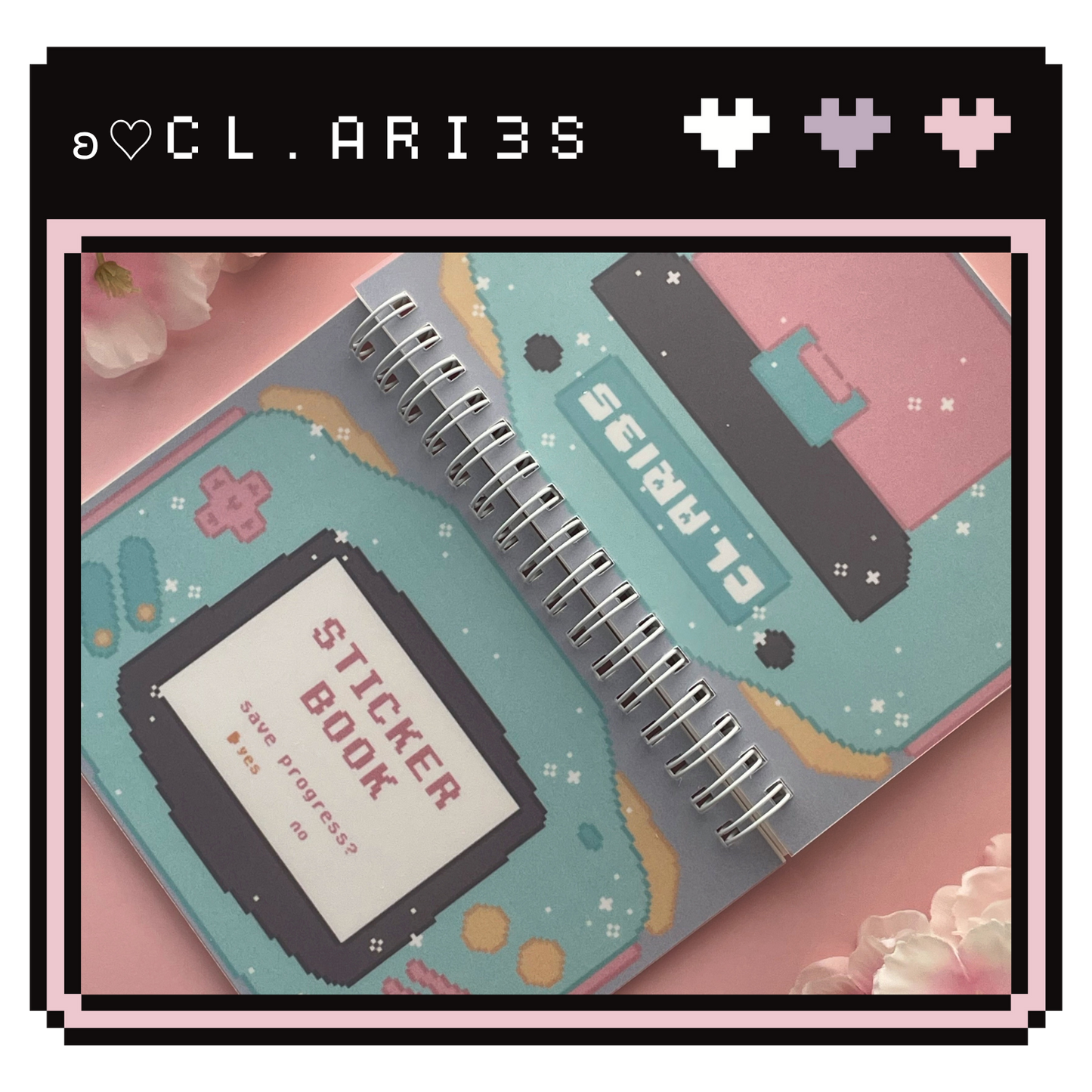 Pixel GBA: Blue | sticker book