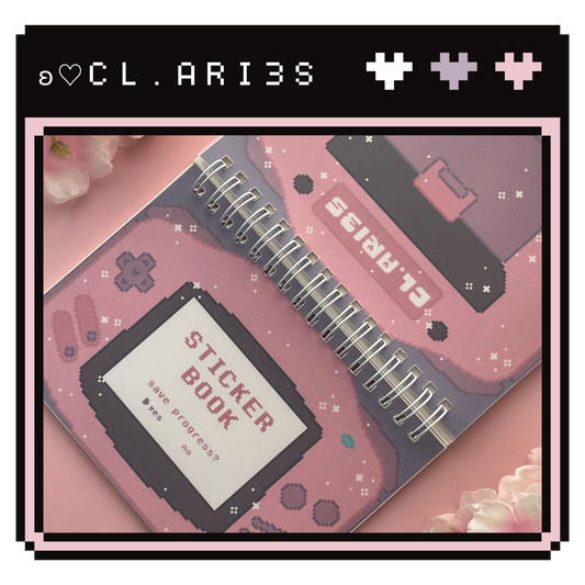 Pixel GBA: Pink | sticker book