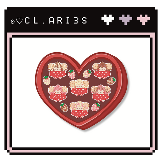 Chocolate Dipped Sheep | sticker sheet
