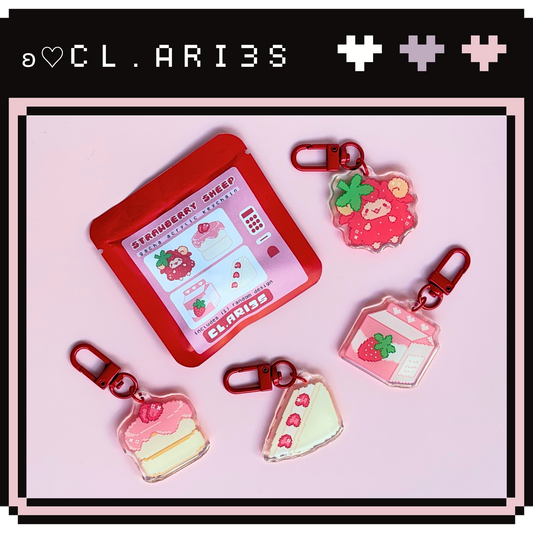 Strawberry Sheep | GACHA keychains