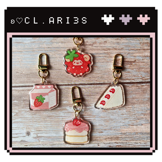 Strawberry Sheep | GACHA keychains