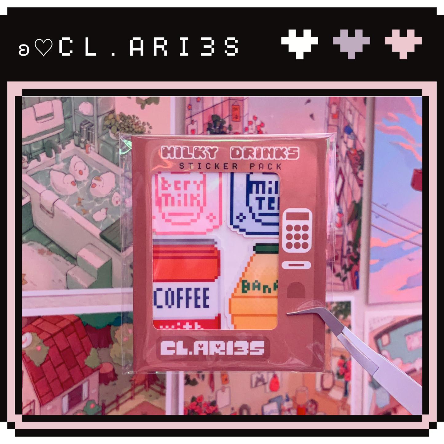 Milky Drinks | sticker pack