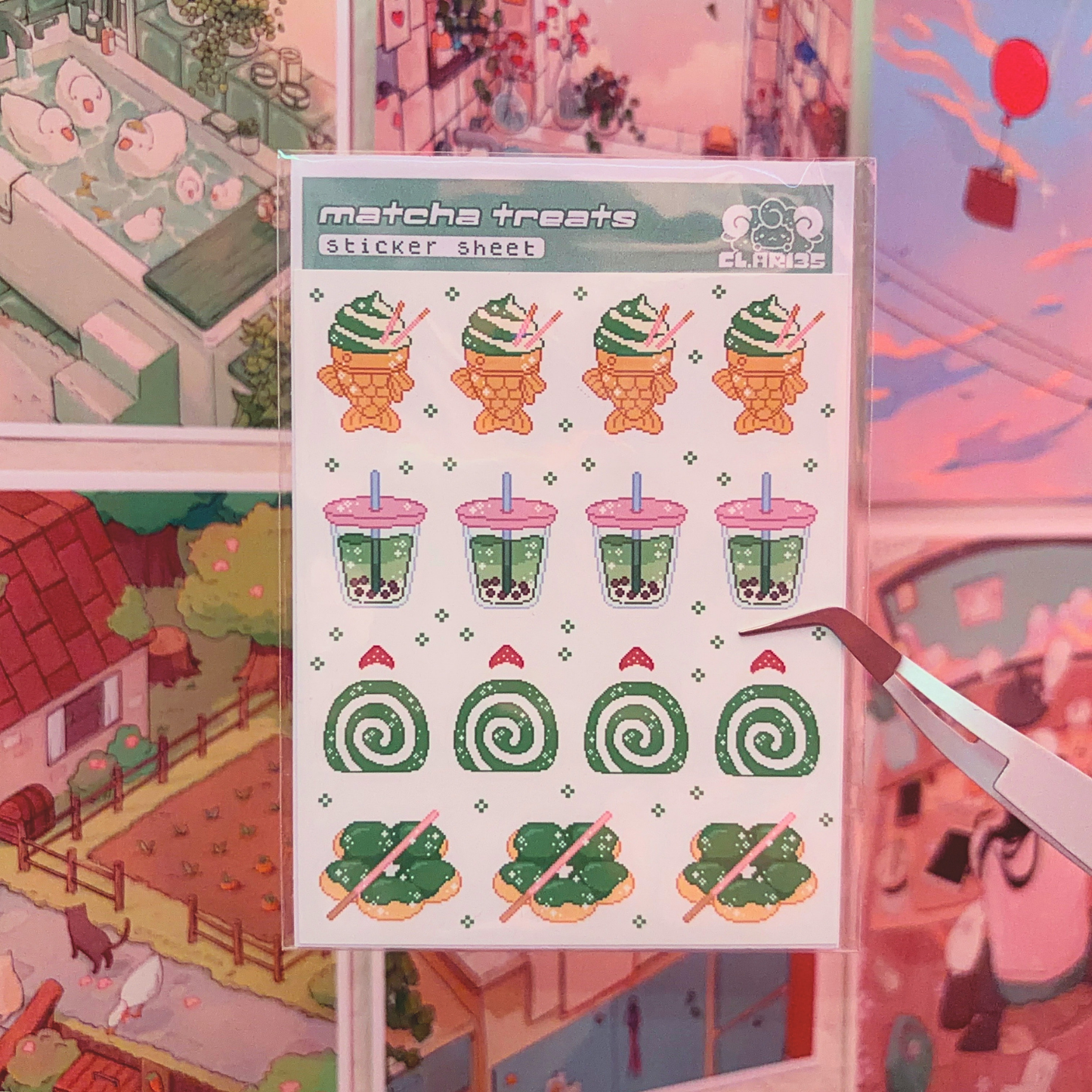 Matcha Treats | sticker sheet