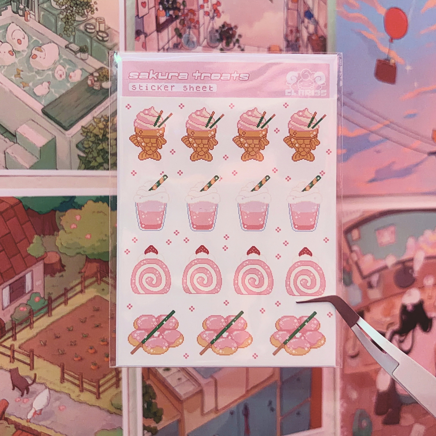 Sakura Treats | sticker sheet