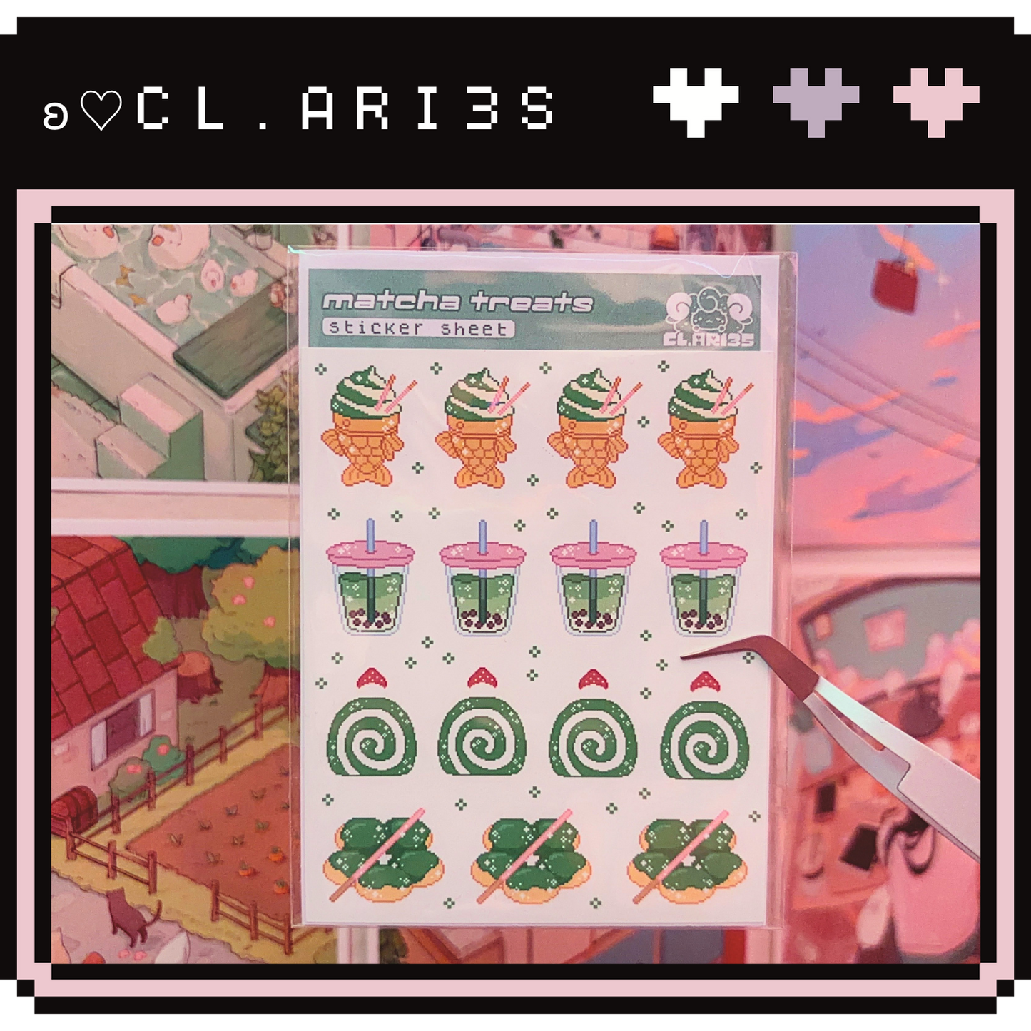 Matcha Treats | sticker sheet