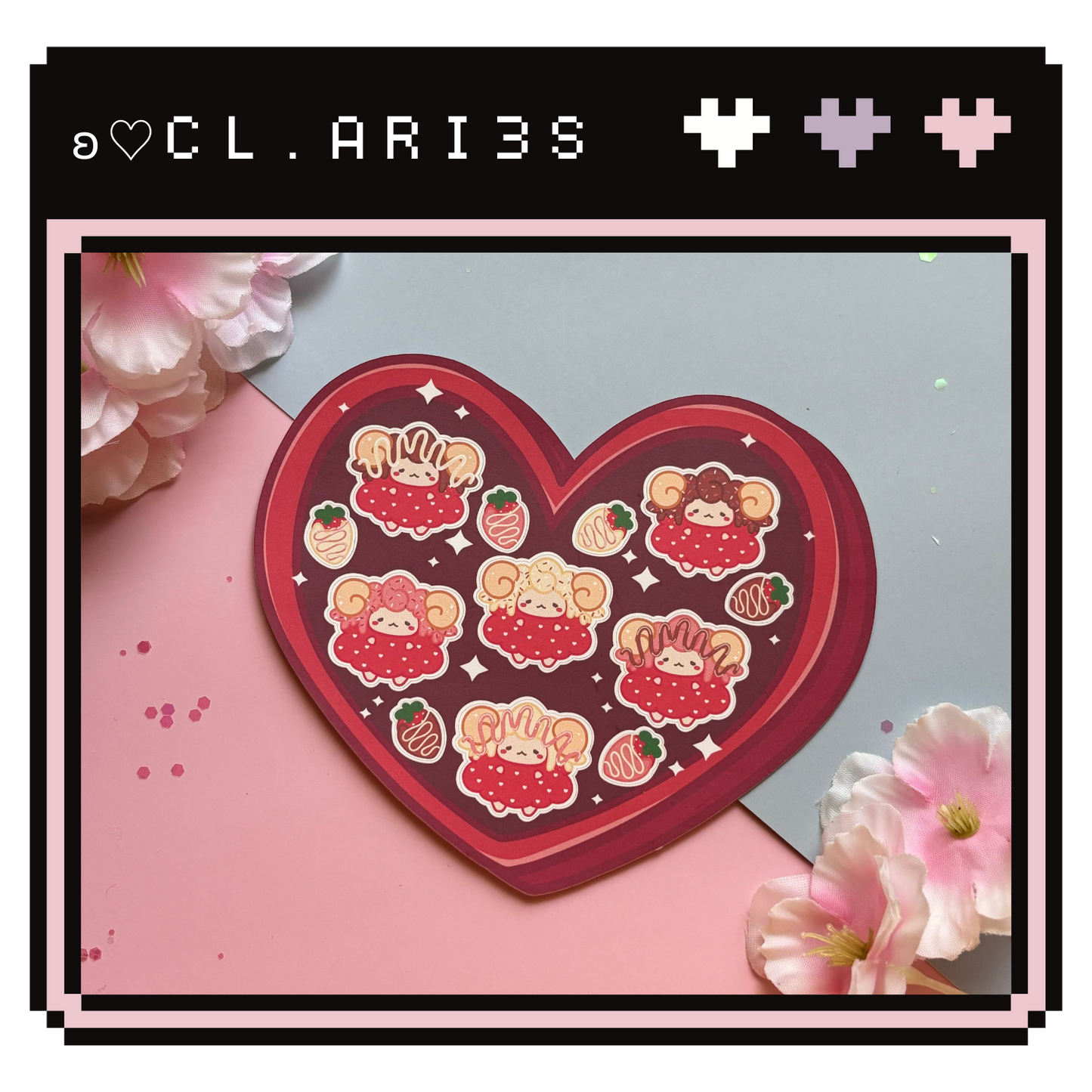 Chocolate Dipped Sheep | sticker sheet