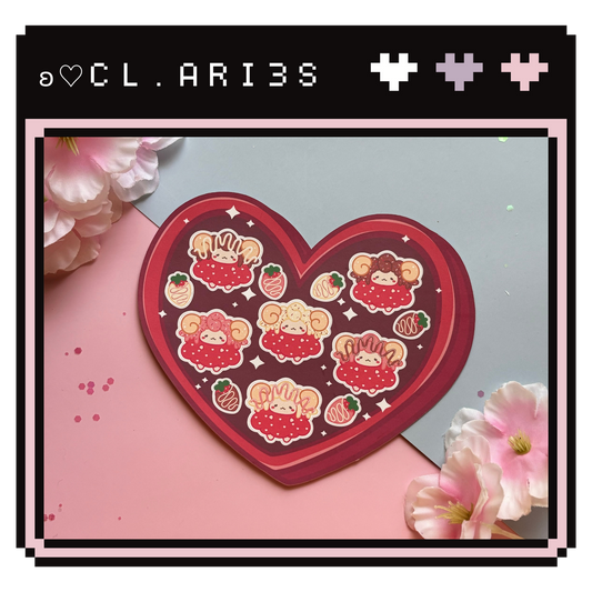 Chocolate Dipped Sheep | sticker sheet