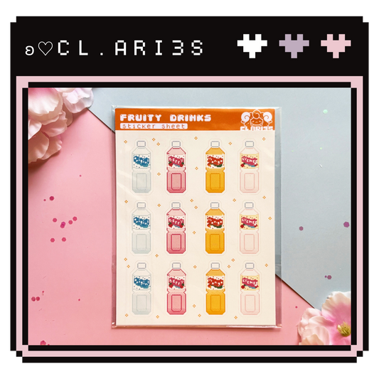 Fruity Drinks | sticker sheet