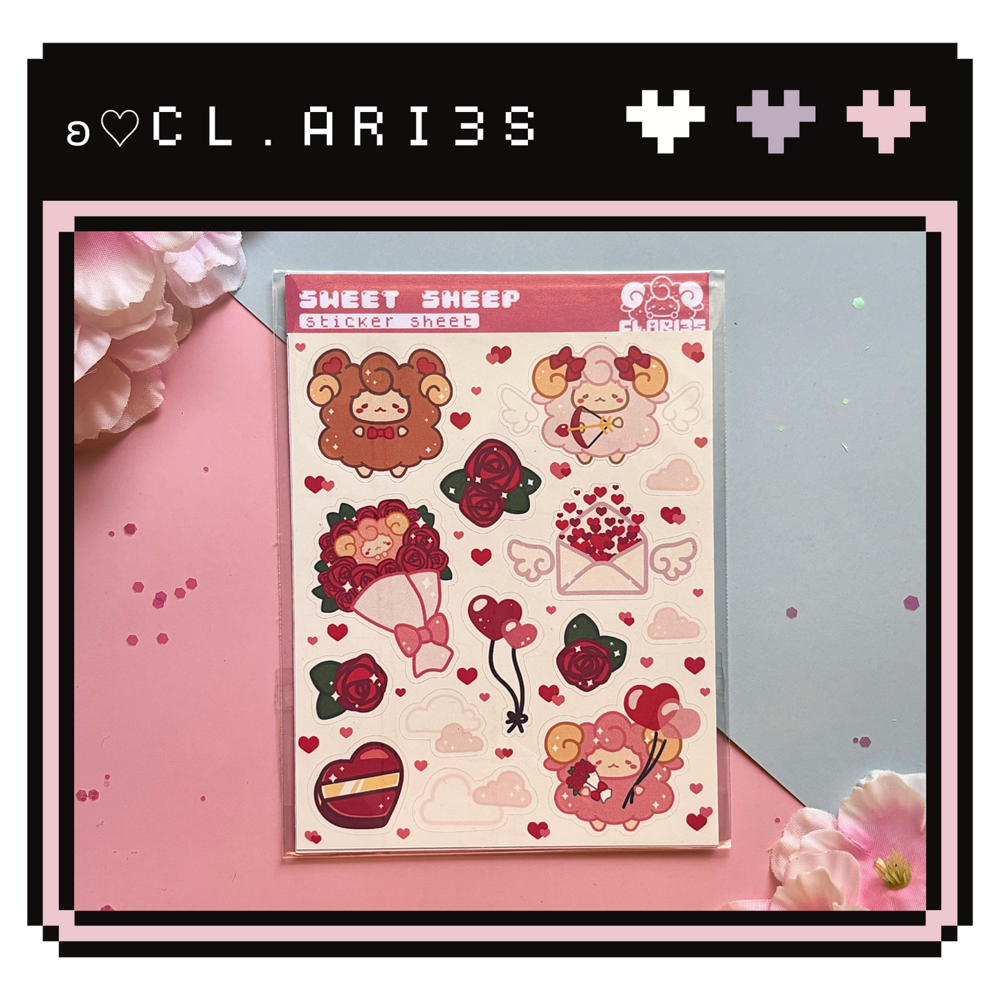 Sweet Sheep | sticker sheet