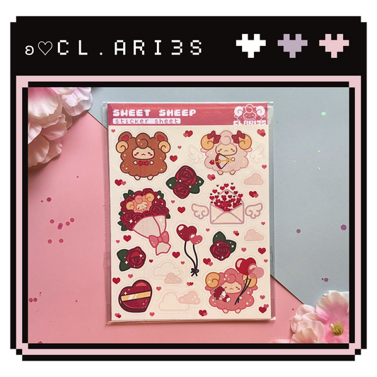 Sweet Sheep | sticker sheet