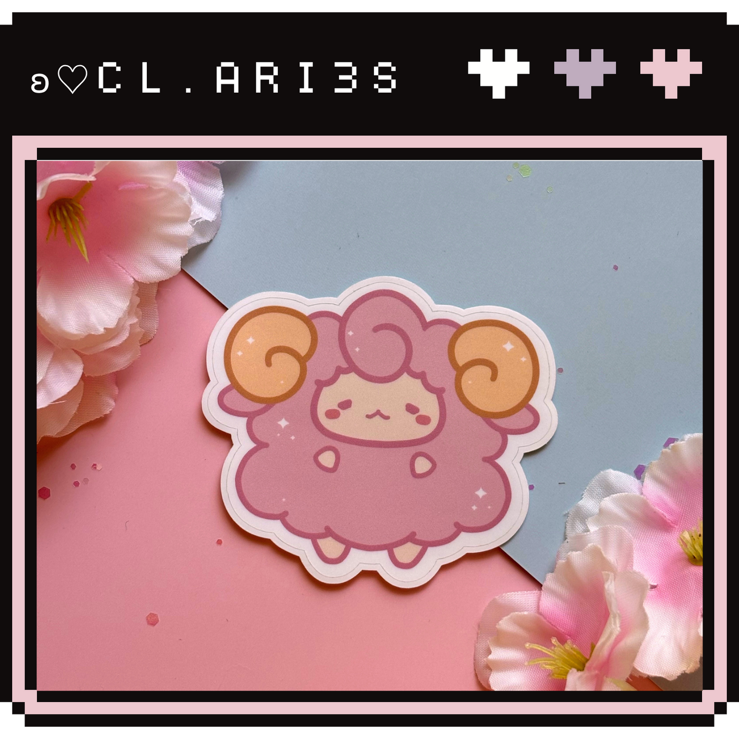 Pink Sheep | die-cut sticker