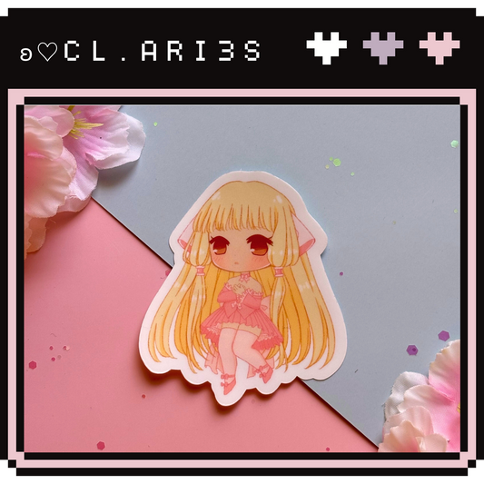 Pink Chobits Chibi | die-cut sticker
