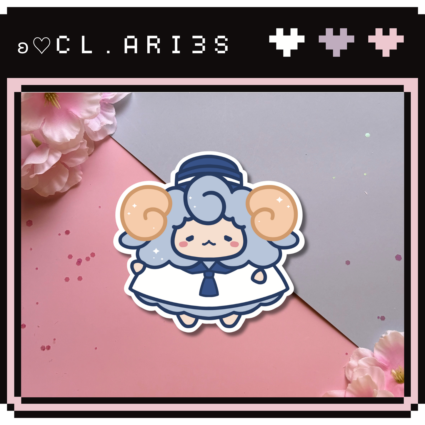 Sailor Sheep | die-cut sticker