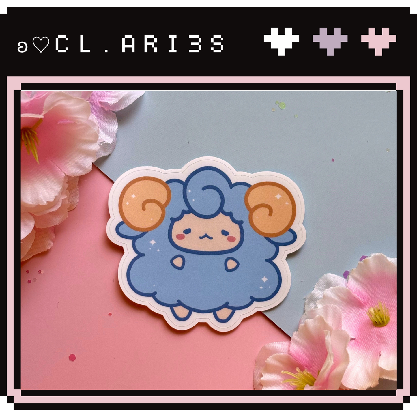 Blue Sheep | die-cut sticker