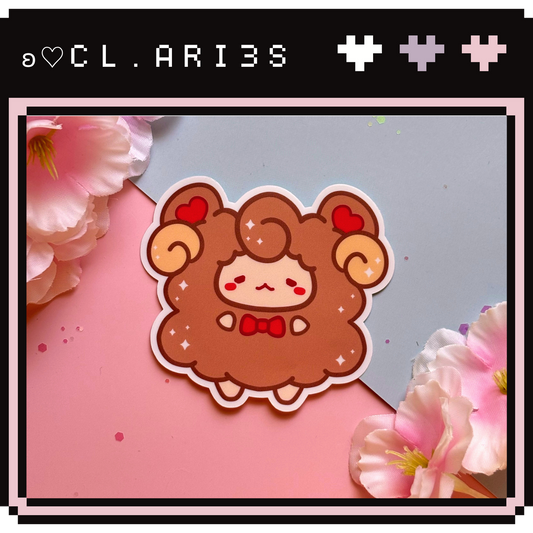 Teddy Sheep | die-cut sticker