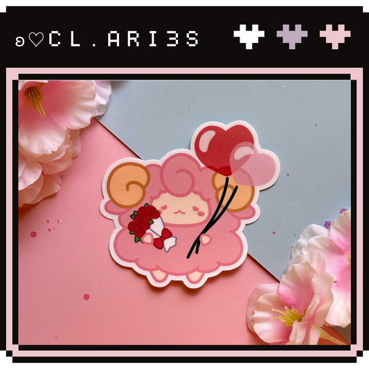 Balloon Sheep | die-cut sticker