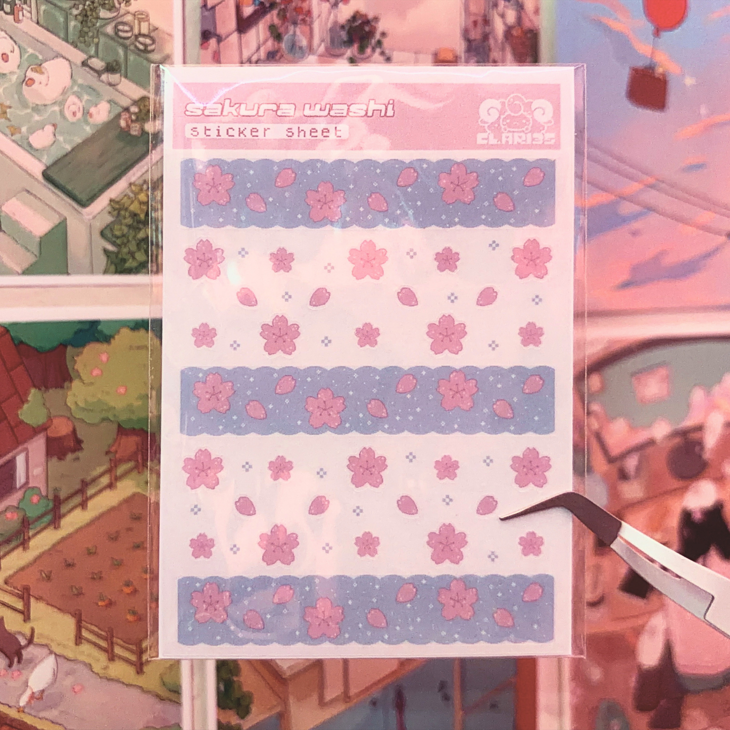 Sakura Washi | sticker sheet