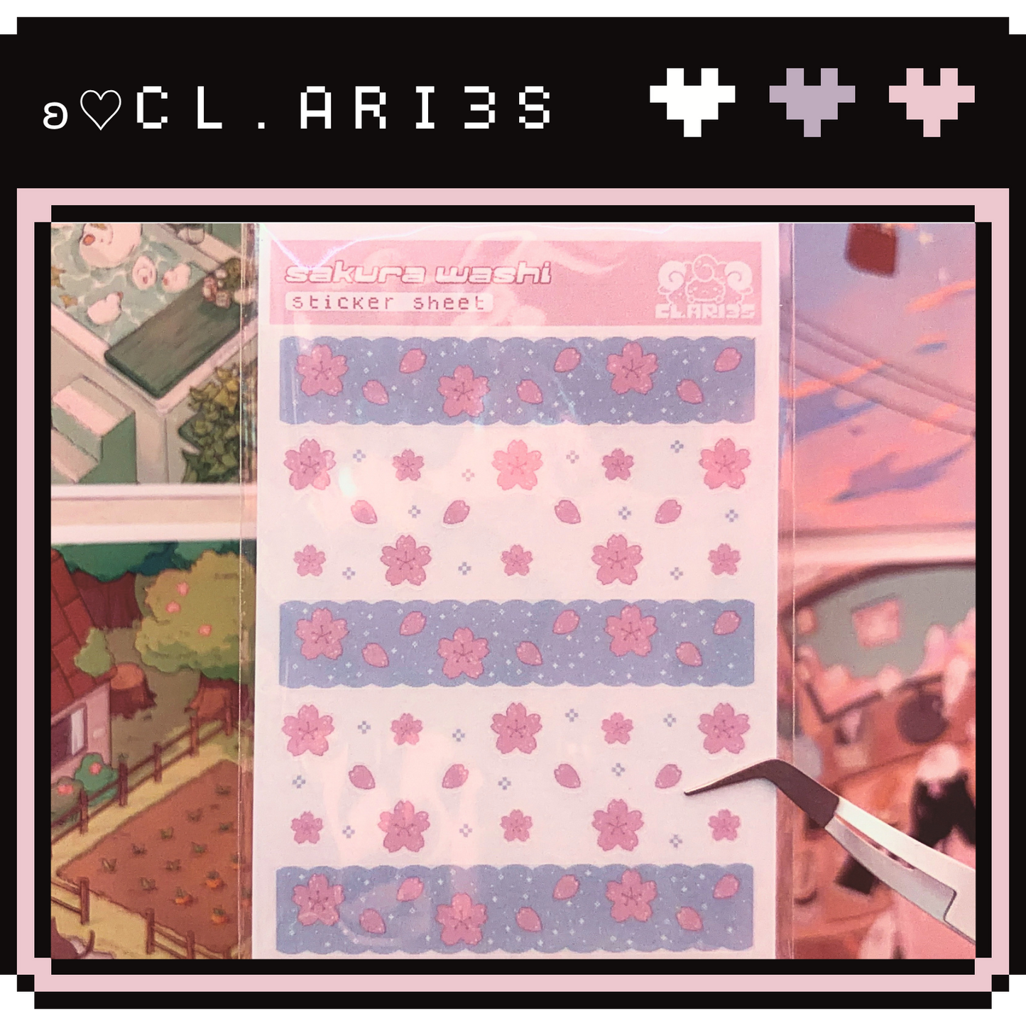 Sakura Washi | sticker sheet