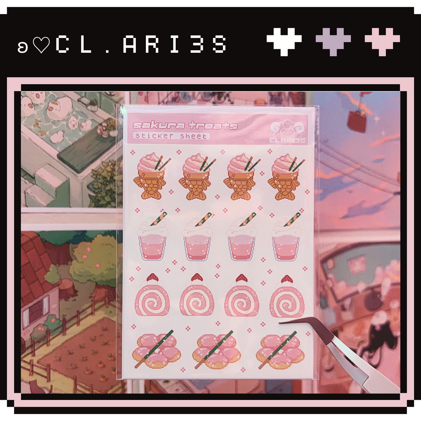 Sakura Treats | sticker sheet